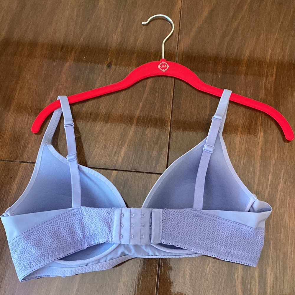 Jockey bra size large. Lavender periwinkle color. Like new. - Picture 11 of 11